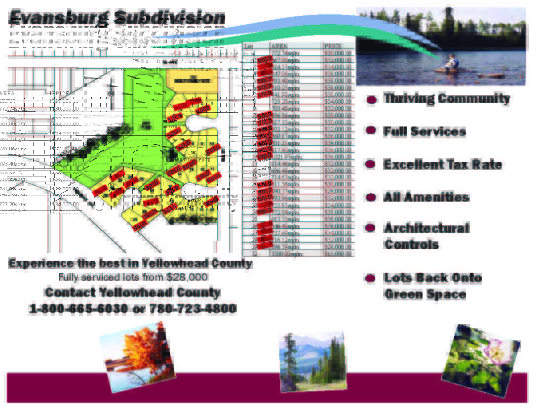 Municipal Land for Sale Yellowhead County