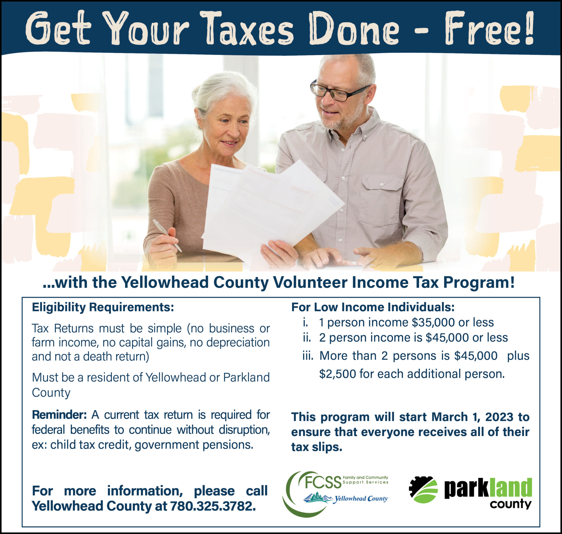 Volunteer Tax Program Yellowhead County