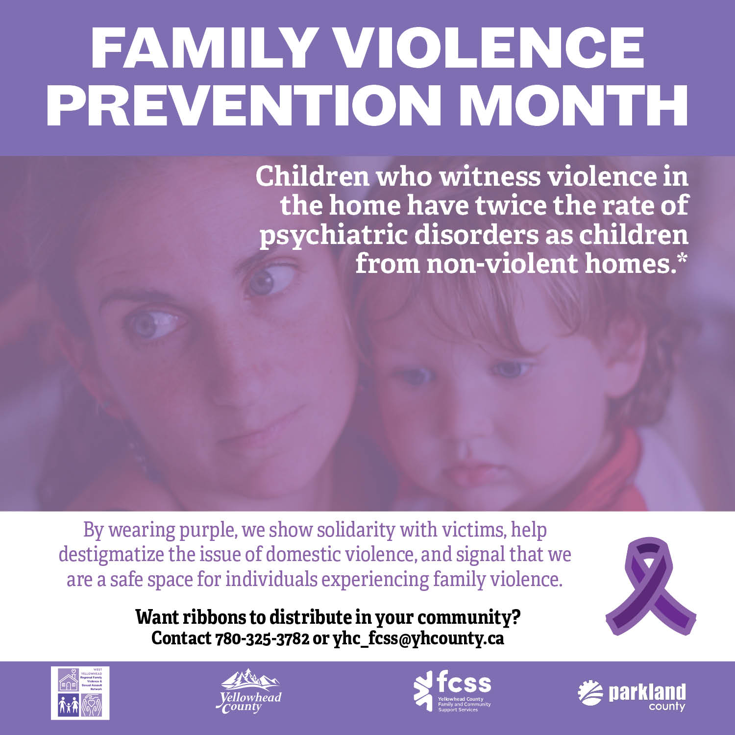 Family Violence Prevention Month Yellowhead County